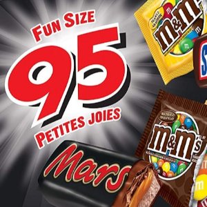 万圣节Cos：MARS 巧克力分享装 95颗 5种口味 1.16kg
