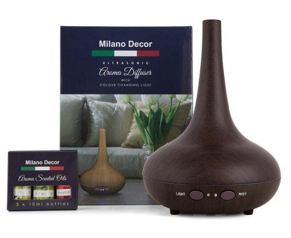 Ultrasonic Aroma Diffuser - Dark Wood