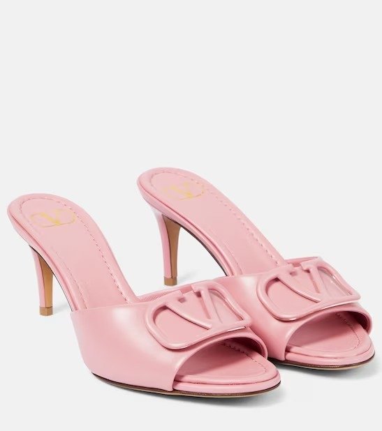 VLogo 粉色 猫跟凉鞋