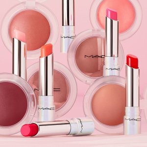 上新：MAC Cosmetics 魅可麻薯腮红新色 镭射唇膏