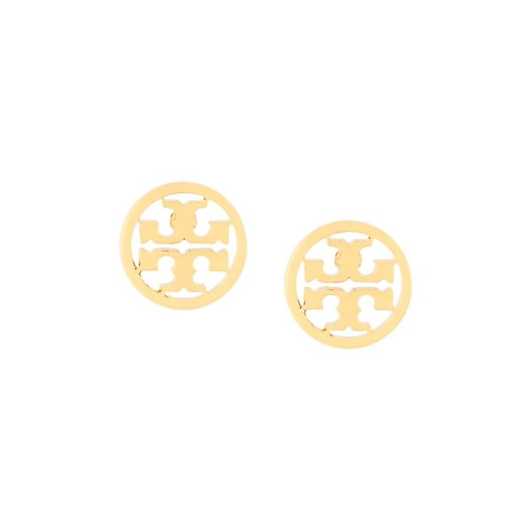 logo 金色耳钉