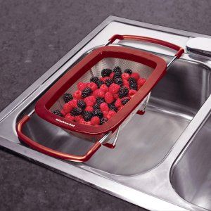 KitchenAid 可伸缩果蔬滤水篮 可放置于水槽处
