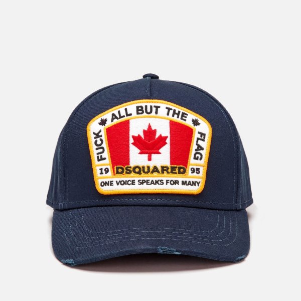 Men's Flag Logo Cap - Navy