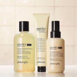Philosphy 自然哲理 收3合1洁面套装 敏感肌干皮可用 可卸淡妆