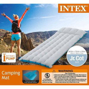 折扣升级：Intex 可充气单人露营床垫 超舒服