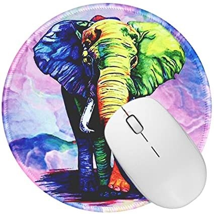LESHIRY 鼠标垫 非洲象彩色