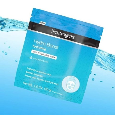 $3.31(Shoppers要$5)Neutrogena Hydro Boost 保湿面膜 100% 水凝胶深层滋润肌肤