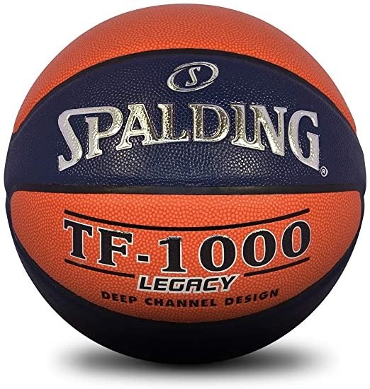 Spalding 6030/O-N TF-1000 Legacy Indoor Basketball, Navy/Orange, 7