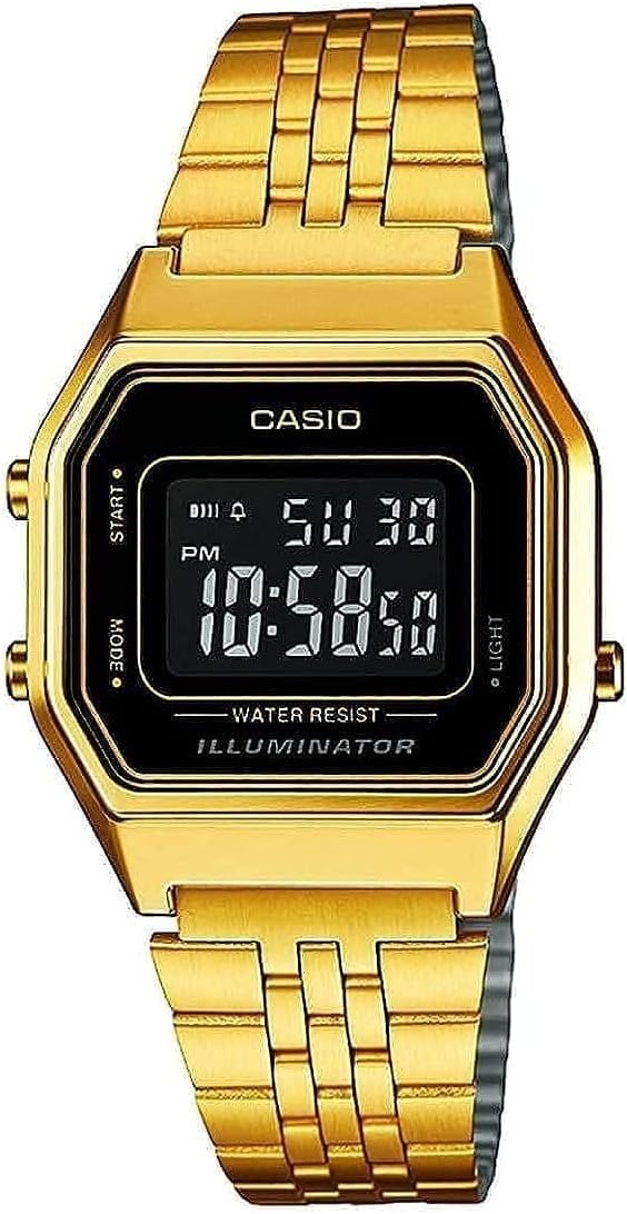 LA680WGA-1B 金色手表