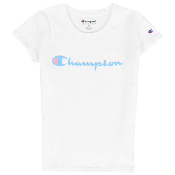 Champion 女大童Logo短袖