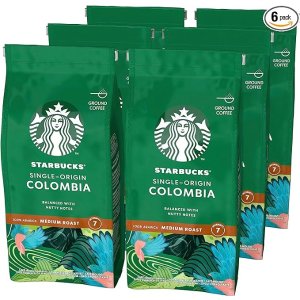 Starbucks记得勾选20%的优惠券~哥伦比亚咖啡 200g (Pack de 6)