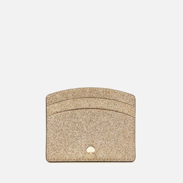 Women's Burgess Court Card Holder - Pale Gold