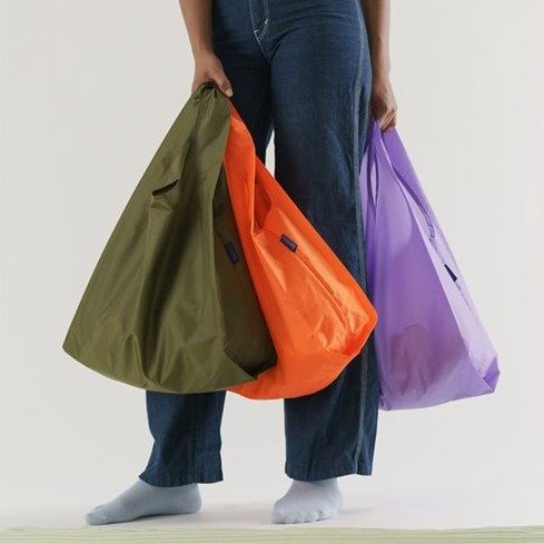 环保购物袋3件 纯色