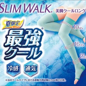 SlimWalk 美腿清凉袜 夏季限定 提拉塑形美腿 降低体感温度