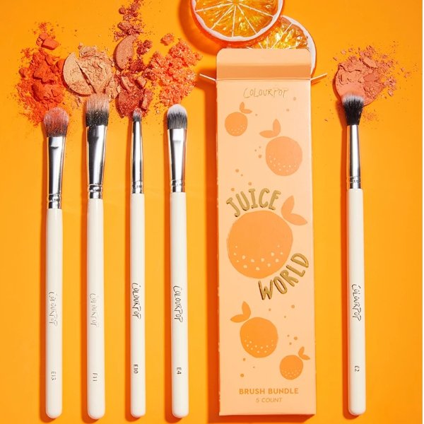 Juice World 橘子化妆刷套装