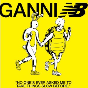 Ganni X New Balance 联名上线 明黄来袭 街头复古感拉满