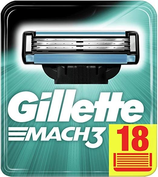 Gillette Mach3 剃须刀片 18片装