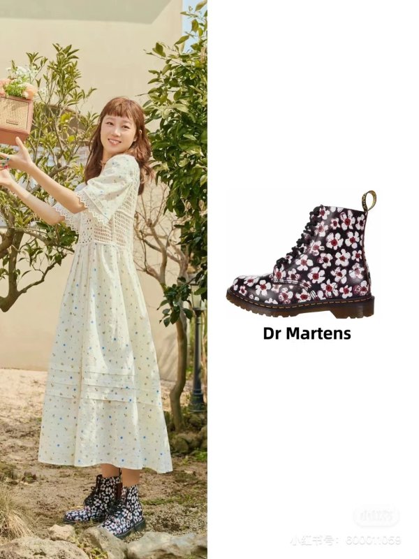 Dr.Martens 1460 小花马丁靴