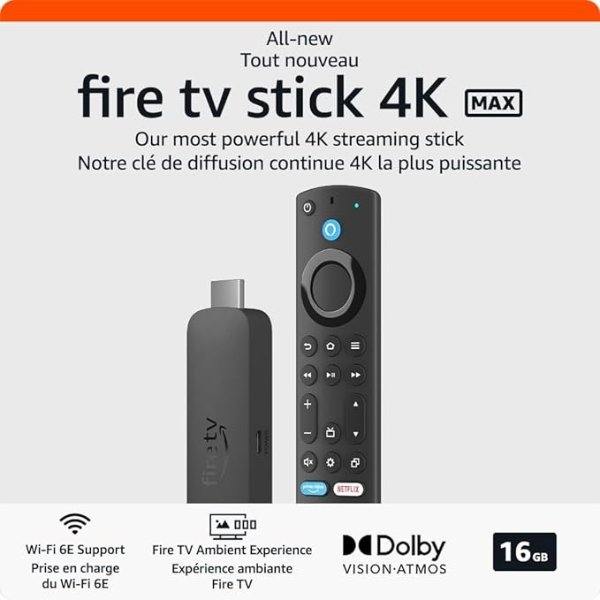  Fire TV Stick 4K Max 电视棒