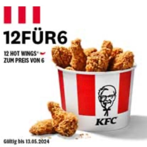 €6.49就吃12个辣翅！肯德基你藏的太深了吧！KFC 辣翅便宜吃 汉堡*2仅€4.99