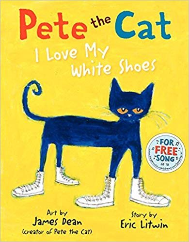 童书 Pete the Cat: I Love My White Shoes