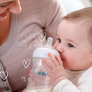 飞利浦 Avent 宝宝奶瓶、奶嘴限时促销 宽口径防胀气
