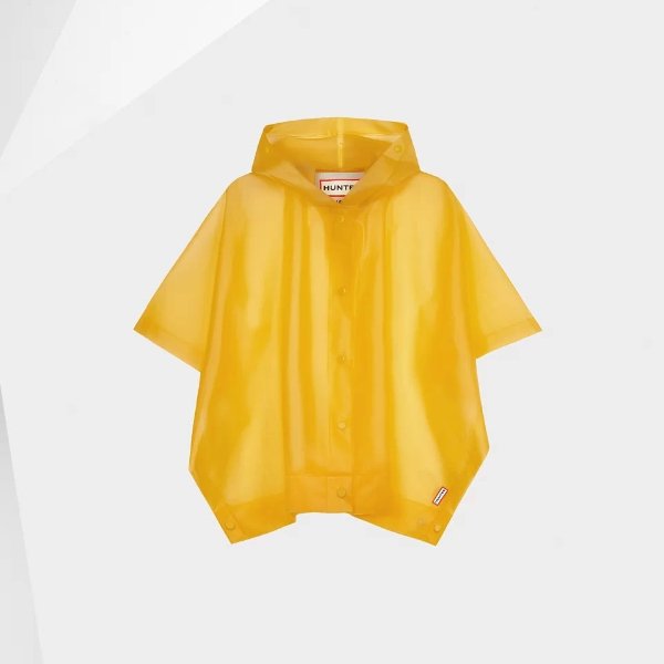 儿童雨衣，黄色