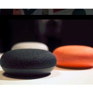 Google Home Mini 鹅卵石造型智能音箱