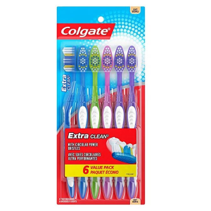 Colgate  Extra Clean 高露洁牙刷6支装