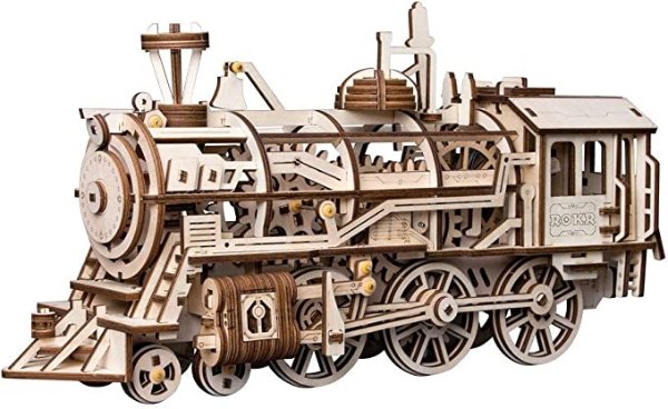 3D 木制拼图-蒸汽火车头