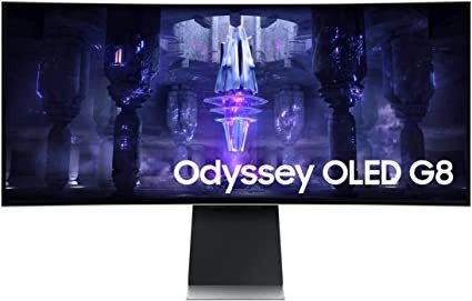 34寸 曲面 OLED Odyssey G8 游戏显示器- (LS34BG850SNXZA)