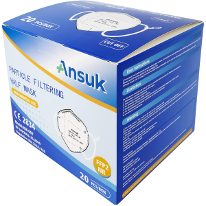 Ansuk FFP2口罩 欧洲标准认证 5层过滤 保障您的安全