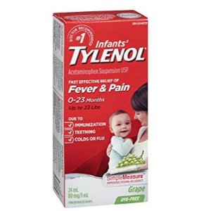 Tylenol 泰诺婴儿感冒退烧止痛滴剂 葡萄口味24 ml
