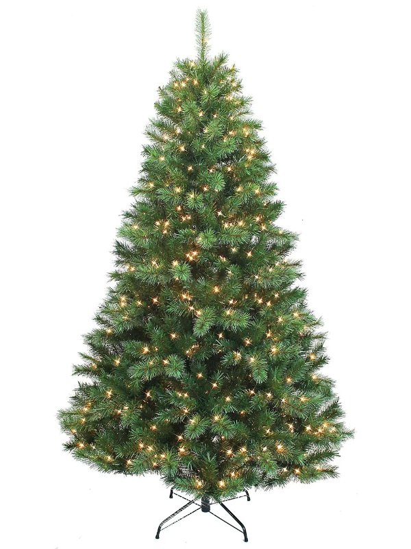 7.5英尺 带灯圣诞树