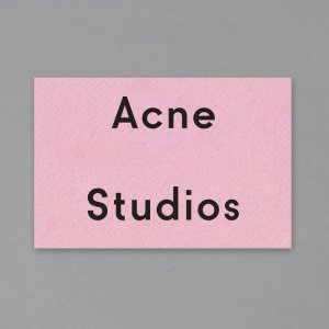 Acne Studios 官网大促 收爆款笑脸卫衣、撞色Logo围巾