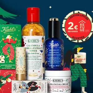 Kiehl's官网 圣诞大促 每购买一件产品就可捐€2给慈善机构