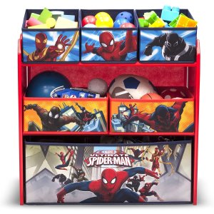 Delta Spider-Man 蜘蛛侠 儿童玩具收纳架 适合3-6岁儿童用