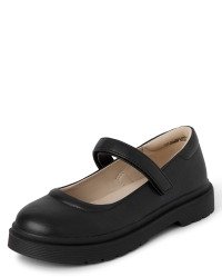 女童制服鞋 - 黑色