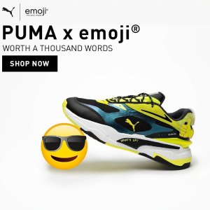 上新：PUMA X EMOJI® 联名系列来啦 超搞笑的小表情