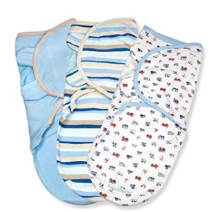 Summer Infant SwaddleMe 全棉婴儿安全包巾(3个装)