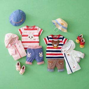 低至5折+满额再减Mikihouse 日本国民品牌童装 法国的宝妈也能买啦 €80收星星T恤