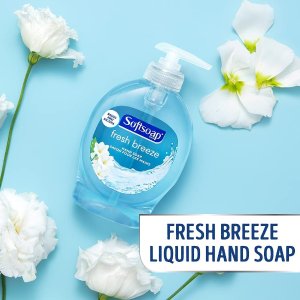 史低价：Softsoap 洗手液6瓶*221ml 清新香气 保湿配方 温和不伤手