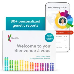 $89(指导价$129)23andMe Ancestry + Traits 祖源+个人特征 基因检测