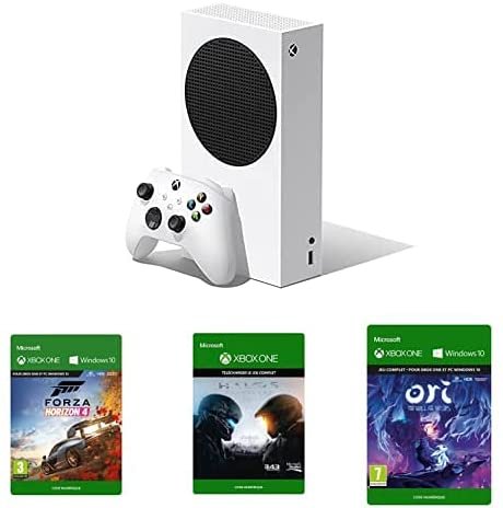 Xbox Series S 游戏主机+3款数字版游戏套装