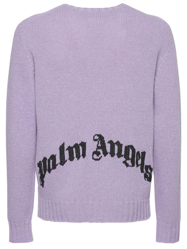 香芋紫logo毛衣