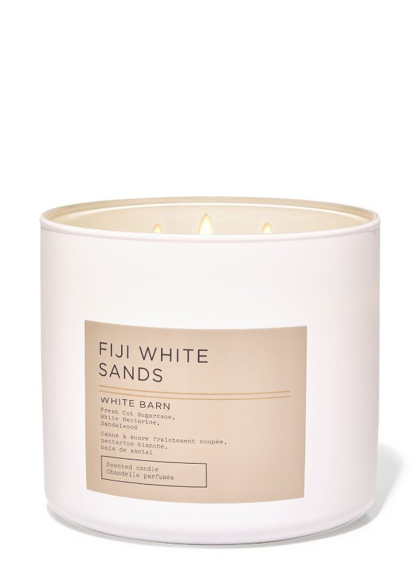 Fiji White Sands三芯蜡烛