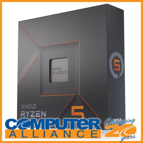 AM5 Ryzen 5 7600X 6 Core 4.7GHz CPU No Cooler 100-100000593WOF