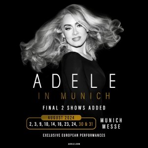 Adele 演唱会门票捡漏！八月慕尼黑连开10场🎙️现场见