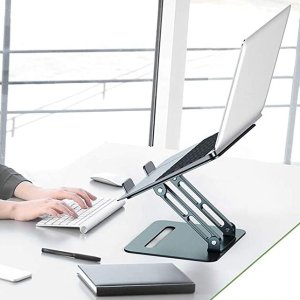 LORYERGO 铝制可折叠笔记本电脑支架热促 人体工学设计