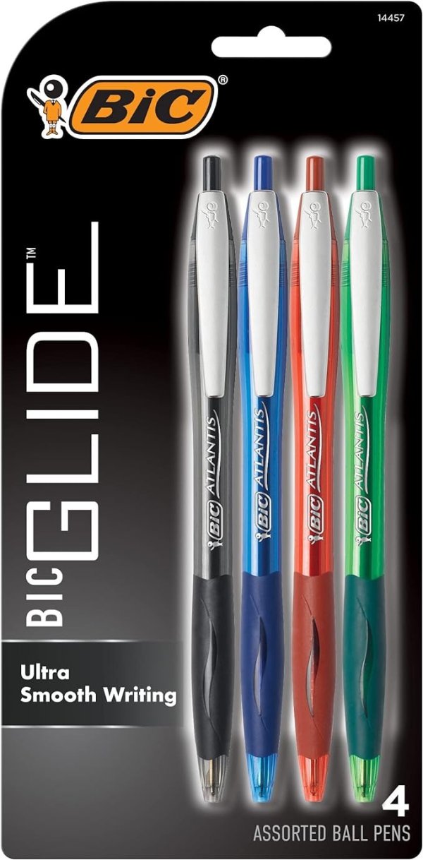 圆珠笔套装 (1.0 mm) - Assorted Colours, Pack of 4 Pens
